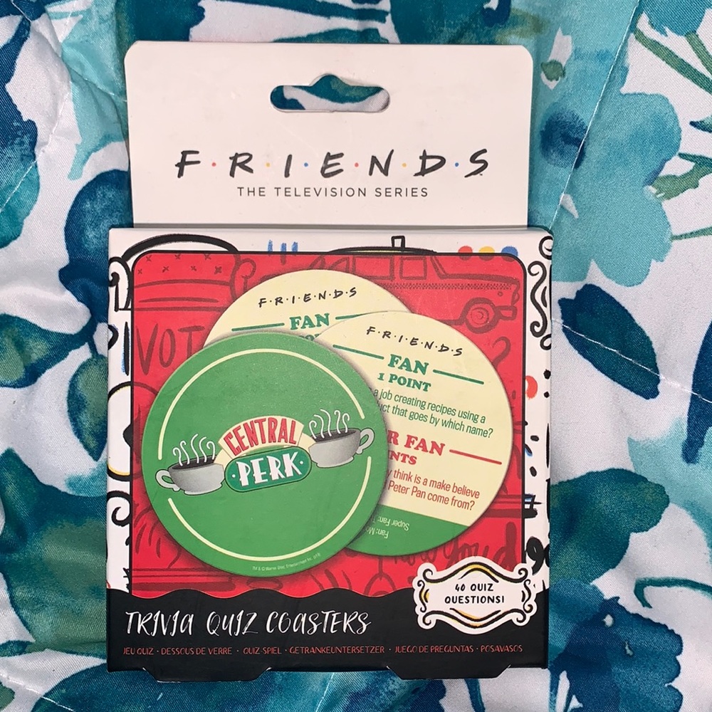 FRIENDS Trivia quiz coasters